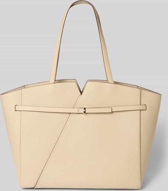 HUGO BOSS Shopper aus echtem Rindsleder Modell BOSS REVERS SM TOTE in Beige, Gr&ouml;&szlig;e 1