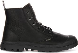 Palladium Lace-up Boots, male, Black, 10 1/2 UK, Pampa Hi Zip Lth Ankle Boots