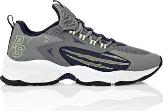 Plein Sport Lo-Top Sneakers Tiger Scratch Unisex in Darkgrey+Darkblue at Nordstrom, Size 45