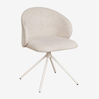 Sklum Pack De 4 Sillas De Comedor Giratorias Tapizadas Gryon Sklum