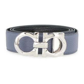 Ferragamo Belts, male, Purple, 115 CM, Gancini Reversible Leather Belt