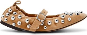 Steve Madden Sunrays Flat Shoe SAND SUEDE