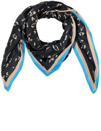 Taifun Scarf Black Patterned Standard 600401-13301-1102, Black Patterned, One Size
