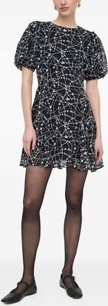 Silvian Heach Abito con maniche a palloncino - Nero