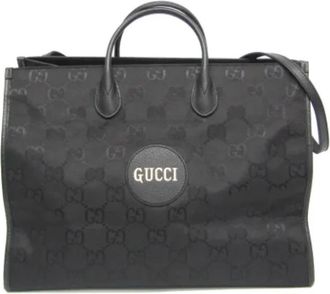 Gucci Pre-owned Canvas gucci-bags - Dames - Vintage Shopper - Zwart - ONE Size - Leer - Vintage