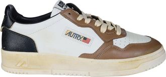 Autry Sup Vint Low - Heren - Sneakers - Wit - 43 EU - Leer - Schoenen