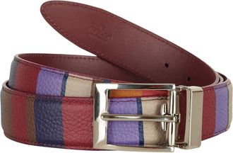 Gallo Gallo, Accessoires, unisex, Veelkleurig, ONE Size, Leer, Omkeerbare Hamerlederen Riem