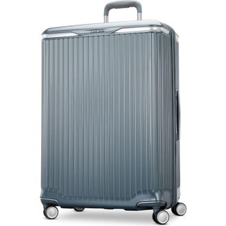 Samsonite Silhouette 18 Hardside Expandable 30 Checked Spinner in Slate Blue at Nordstrom