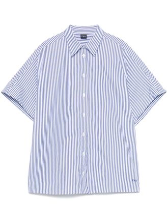 Fay striped cotton shirt - women - Cotton - S - Blue