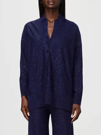 KANGRA Cardigan in misto viscosa con paillettes