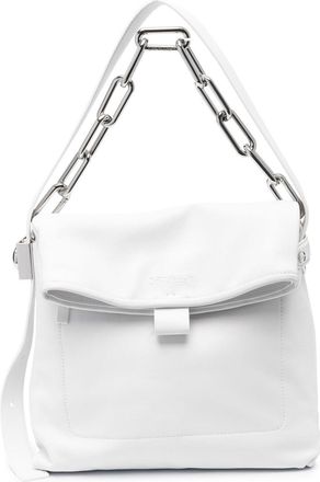 Off-white Ow Booster leather shoulder bag - women - Cotton/Leather/Acrylic - OS