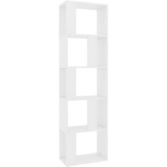 vidaXL Estanter&iacute;a/divisor Madera Contrachapada Blanco 45x24x159 Cm Vidaxl
