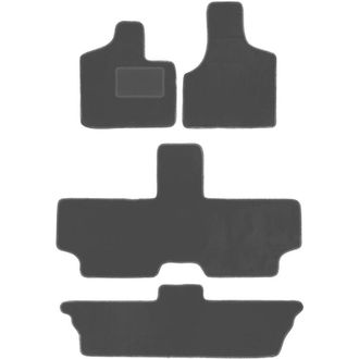 OEM Alfombrillas De Grafito Para Chrysler Grand Voyager Iii 7 Plazas (2001-2007)