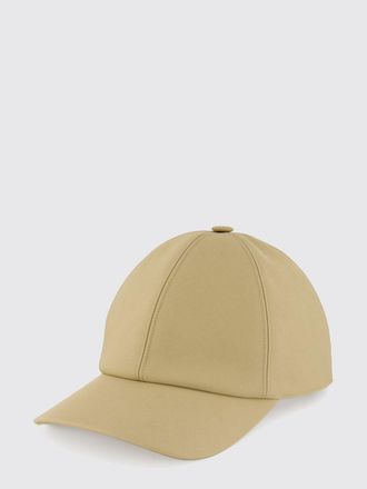 Fendi Cappello da baseball in cotone con visiera rigida e logo posteriore