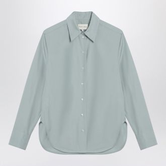 Loulou Studio Gray Fog Shirt In Cotton