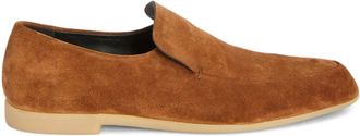 Jil Sander Su&egrave;de loafers - Bruin