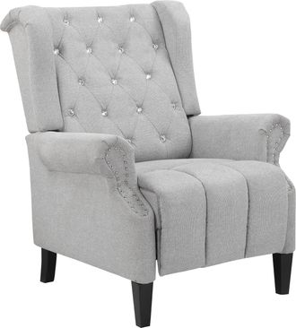 HOME AFFAIRE Ohrensessel »Childebert« 1 Stk. tlg. mit Verstellung, Sitz und Rücken gepolstert, Sitzhöhe 49,5 cm