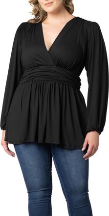 Kiyonna Leah Long Sleeve Tunic Top