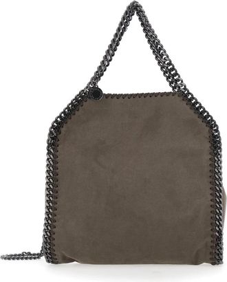 Stella McCartney Falabella Mini Bag Alter Suede - Dames - Handtassen - Bruin - ONE Size - Su&egrave;de - Tassen