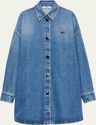 Prada Denim Oversized Shirt