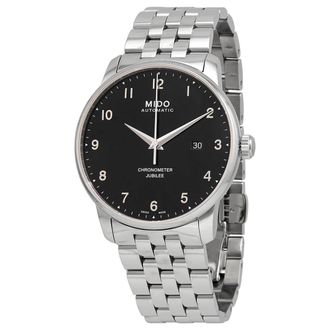Mido Baroncelli Jubilee Automatic Chronometer Black Dial Mens Watch M0376081105200