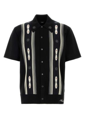 Amiri Black Wool Blend Shirt