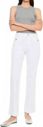 Kancan High Rise Straight Jeans In White