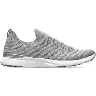 Athletic Propulsion Labs Mens Techloom Wave Sneakers In Cement/white