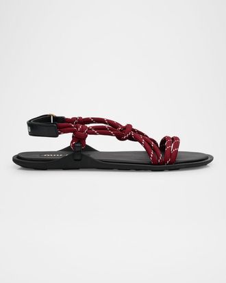 サンダル・ミュール MIUMIU ORANGE LEATHER THONG SANDALS Miu Miu Orange Leather Thong Sandals | italist