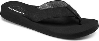 Cobian Mens Floater Flip-Flop Sandals In Black