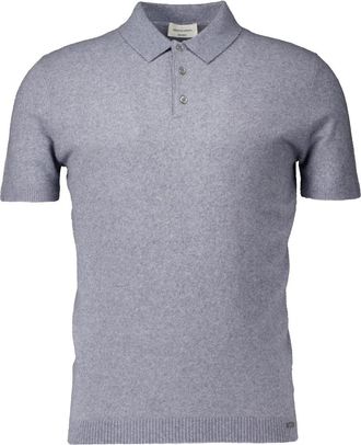 Gentiluomo Grijze Polo Shirt - Heren - Polos - Grijs - 2XL - Tops
