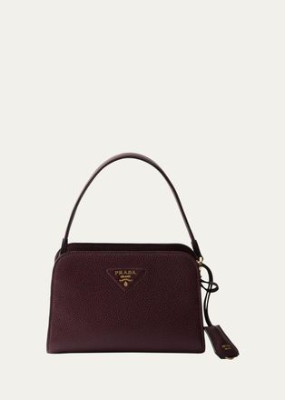 Prada Mini Leather Top-Handle Bag