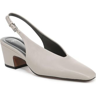 Franco Sarto Sutton Slingback Pump in Grey at Nordstrom Rack, Size 6.5