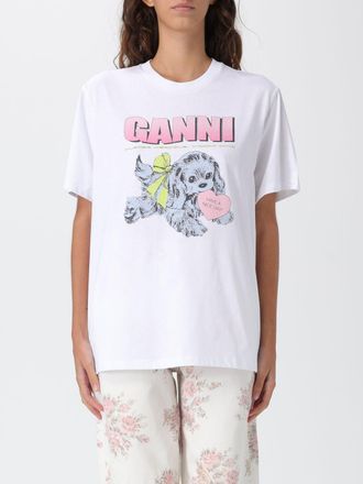 Ganni T-Shirts GANNI Donna colore Bianco