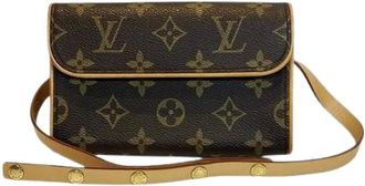 Louis Vuitton Pre-owned Belt Bags, female, Brown, Size: ONE SIZE Pre-owned Vintage Canvas Belt Bag
