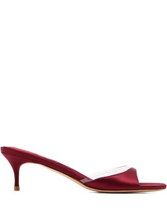 Femme LA Capri open-toe mules - Red