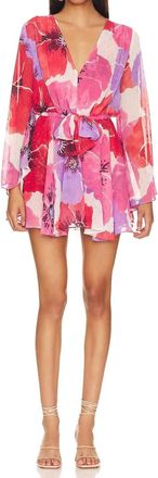 Misa Kaia Dress In Poppy Love