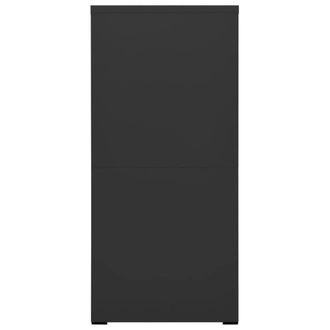 Berkfield Home Modern Filing Cabinet Anthracite 46x62x133 cm Steel in Dark Grey | Size: 46 x 62 x 133 cm