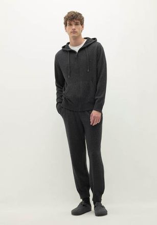 Naked Cashmere Kayden Zip-Up Hoodie in Charcoal at Nordstrom, Size Xx-Large