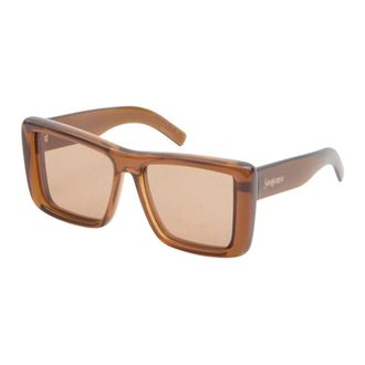 Saint Laurent Square sunglasses - female - Saint Laurent - Sunglasses - Brown - ONE SIZE - Accessories
