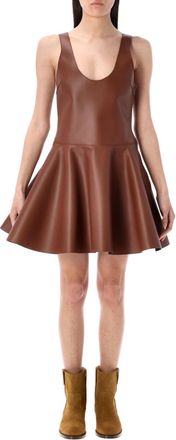 J.W.Anderson Light Brown Circle Mini Dress