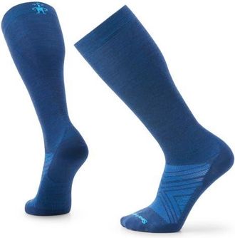 Smartwool Ski Zero Cushion Over the Calf Wool Blend Socks in Alpine Blue at Nordstrom, Size Medium