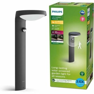 Philips Tyla L&aacute;mpara De Pie Solar Antracita Dise&ntilde;o Moderno