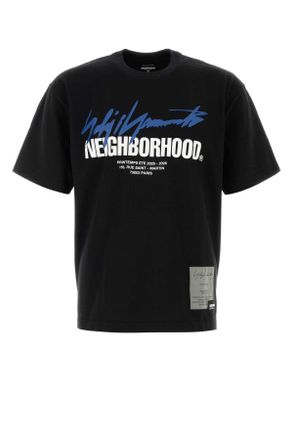 Yohji Yamamoto Black Cotton Yohji Yamamoto X Neighborhood T Shirt