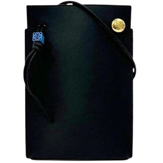 Loewe Pre-owned Pochette Schoudertas - Dames - Pre-owned - Zwart - Maat: ONE Size Leer