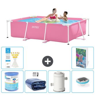 Intex Piscina Con Estructura Rectangular - 220x150x60 Cm - 7-piezas S101