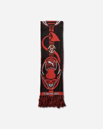 Puma AC Milan x Slam Jam Scarf Black / For All Time Red