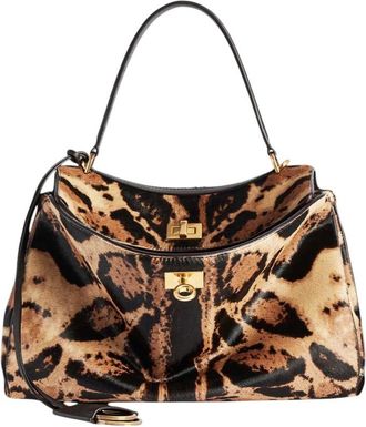 Balenciaga Leopard Print Rodeo Small Shoulder Bag