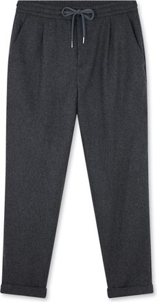 Paul & Shark Wool blend trousers with pleats, Man, Dark Grey, Size: 46