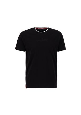 Alpha Industries T-Shirt ALPHA INDUSTRIES Double Layer T-Shirt, Herren, Gr. XL, schwarz, Obermaterial: 100% Baumwolle, Shirts T-Shirt